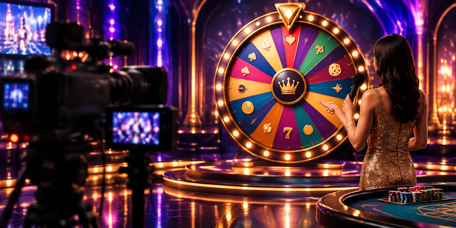 Game show -pöytä livekasinossa